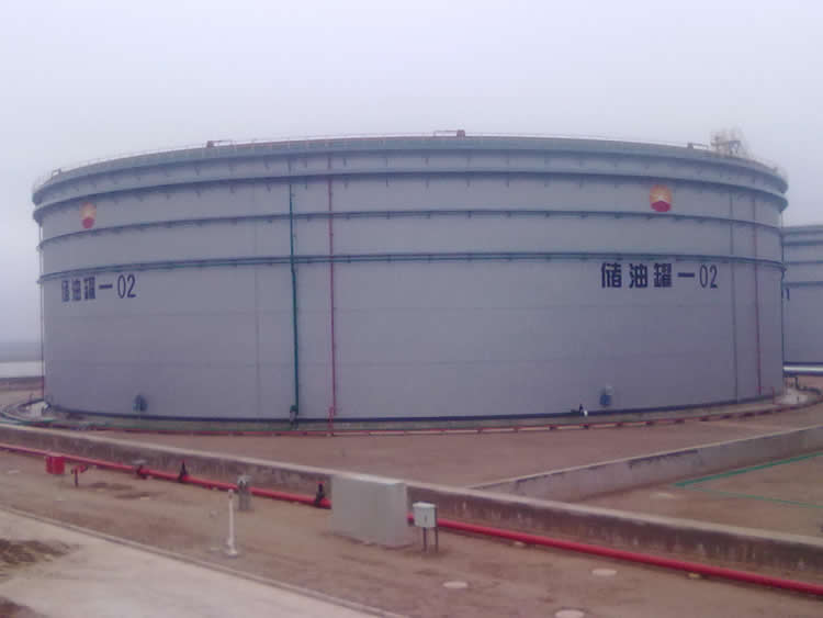 油房庄生产运行原油储备库10万方罐防腐保温工程(图2)