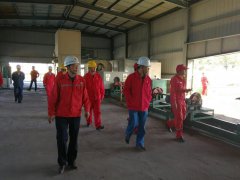 公司防腐厂通过长庆油田基建工程部年中检查